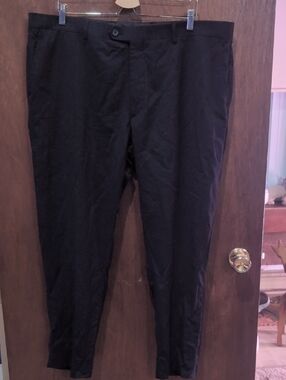 Kenneth Cole Black Dress Pants - Tailored Fit